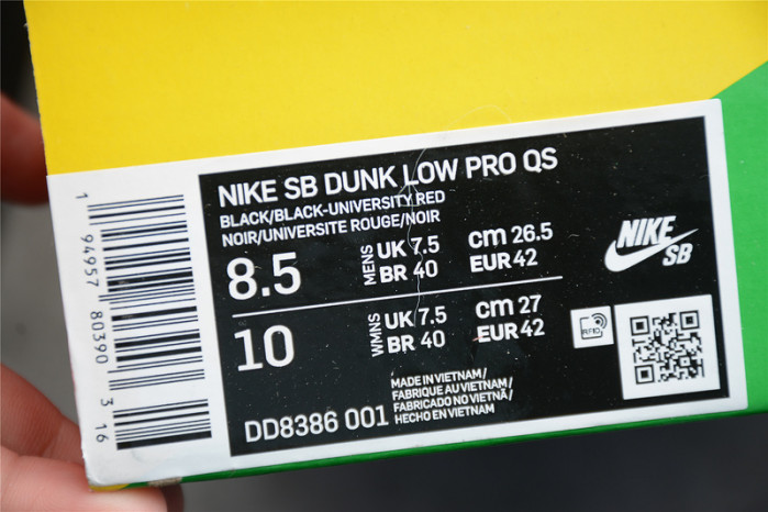 nike dunk low x wasted youth dd8386-001