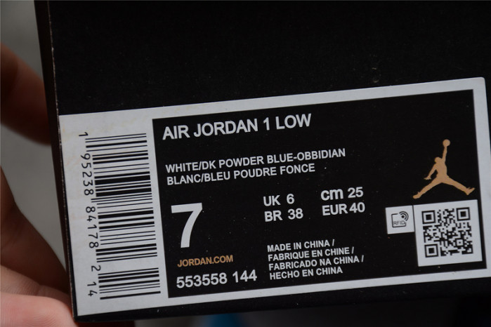 air jordan 1 low unc (2021) - 553558-144