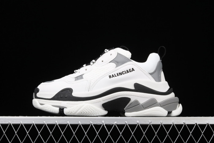 bl triple s trainers sneakers black grey black 121705