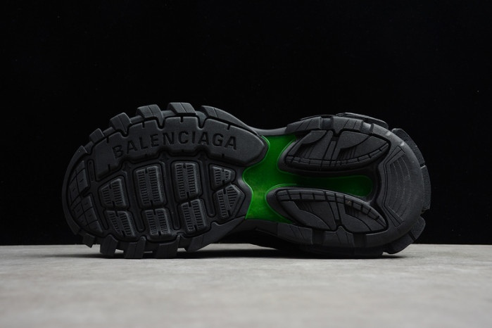 bl tess s. gomma trek low sneakers black green 11607