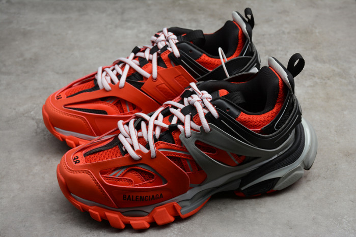 bl tess s. gomma trek low sneakers orange grey 11616