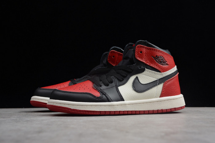air jordan 1 kids retro high bred toe og 555088-610