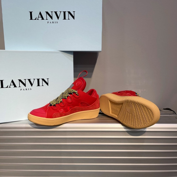 lanvin curb sneaker