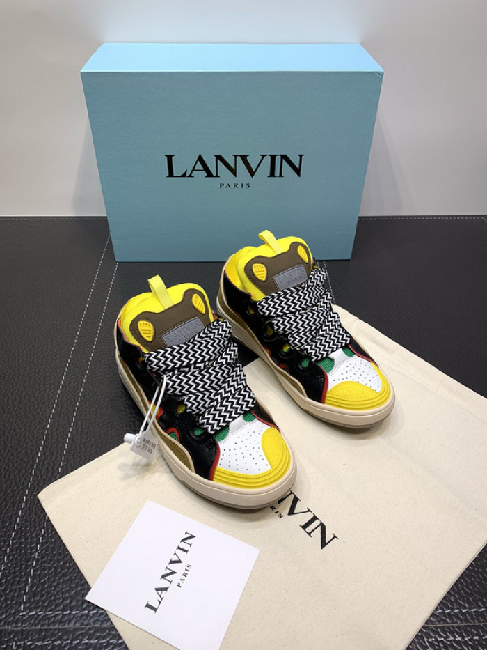lanvin curb sneaker
