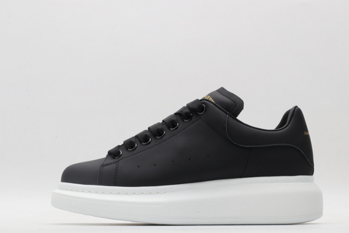 alex mcqu black white sole sneakers