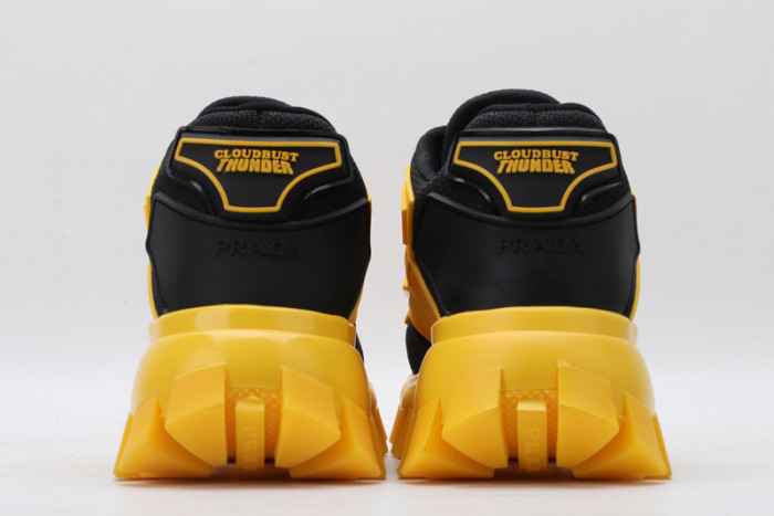 PRAD YELLOW BLACK SNEAKERS