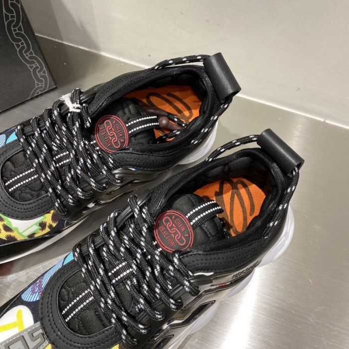 vse chain reaction black sneaker