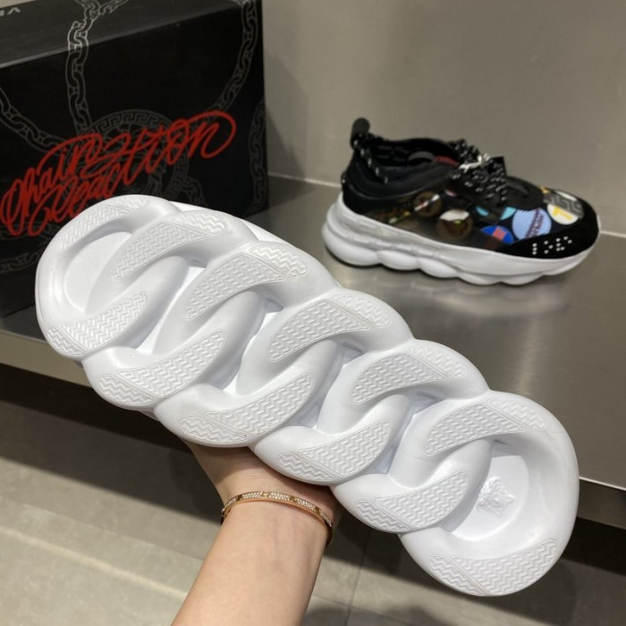 vse chain reaction black sneaker