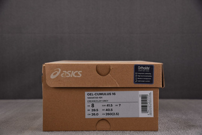 As1cs gel-cumulus 16 cream clay grey 1203a733-101