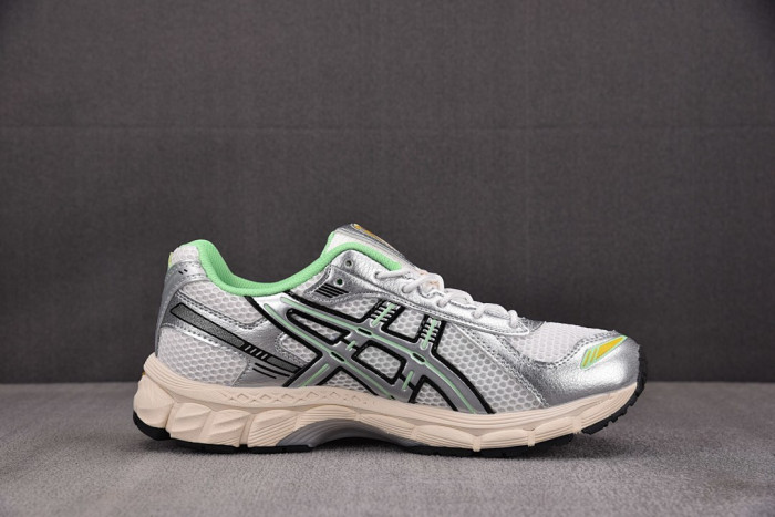 As1cs gel-kayano 12.1 silver green orange 1203a827-100