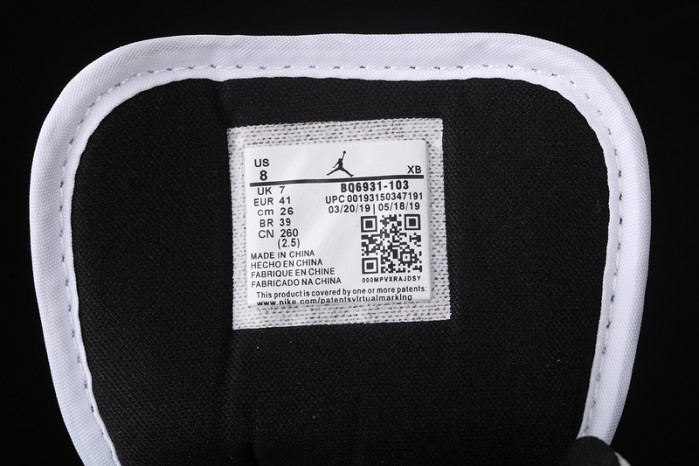 air jordan 1 mid white black teal tint bq6931-103