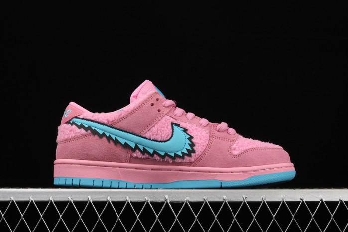 grateful dead x nike dunk low sb "pink bear" cj5378-600