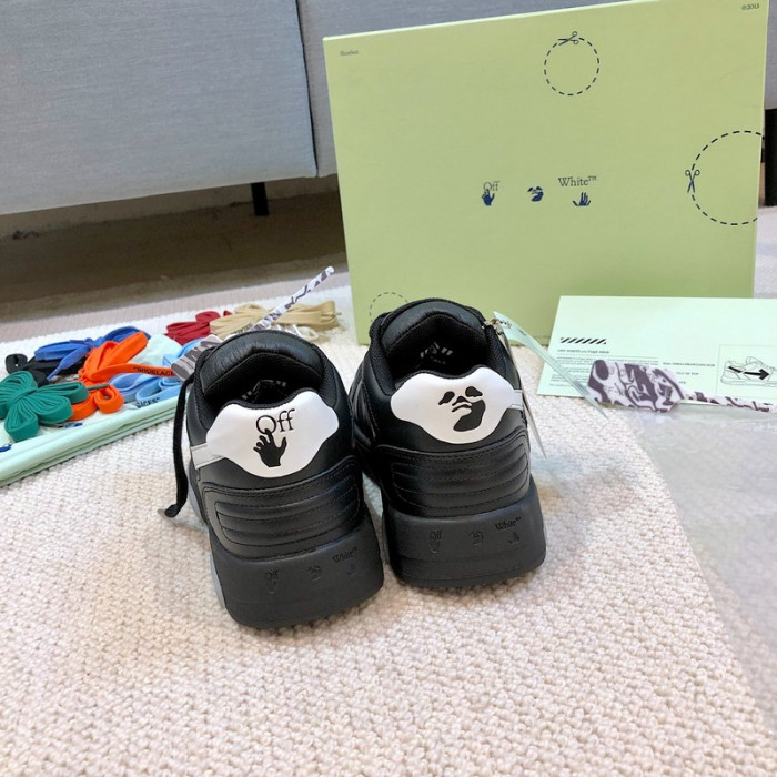 ofw out of office low-top leather sneakers 22101001