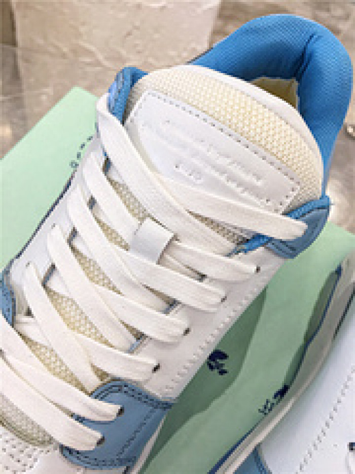 ofw out of office low-top leather sneakers