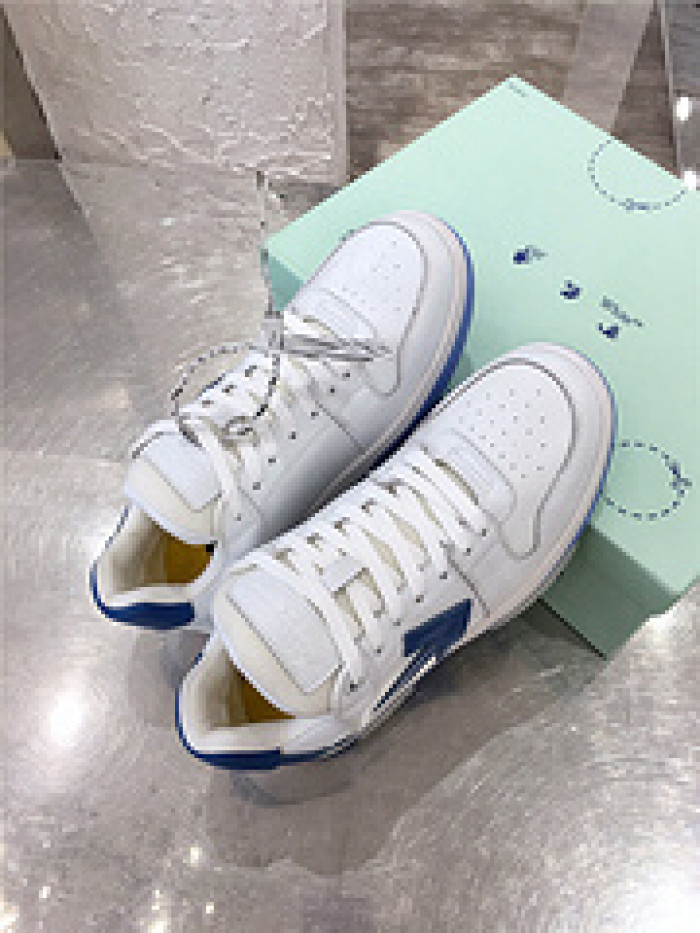 ofw out of office low-top leather sneakers
