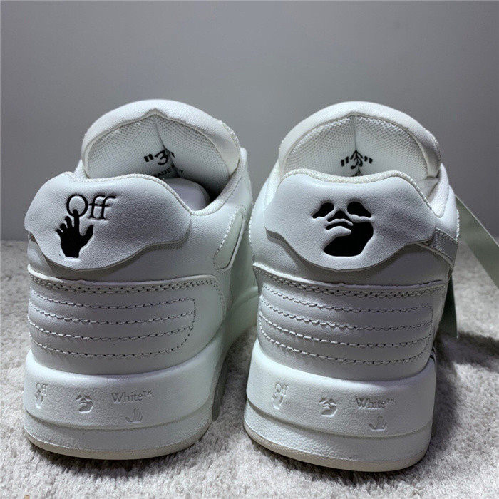 ofw out of office low-top leather sneakers