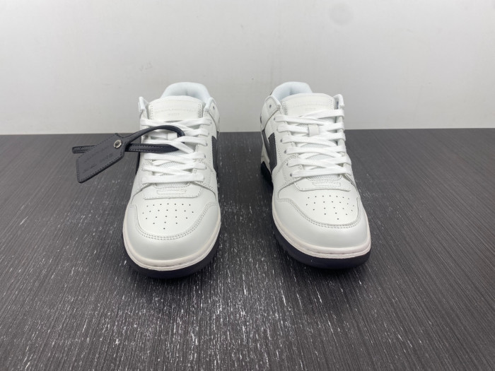 ofw out of office low-top leather sneakers