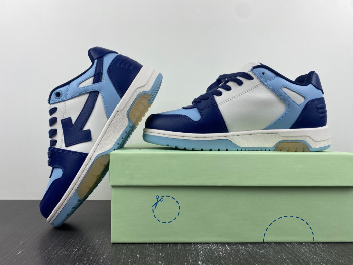 ofw out of office low-top leather sneakers