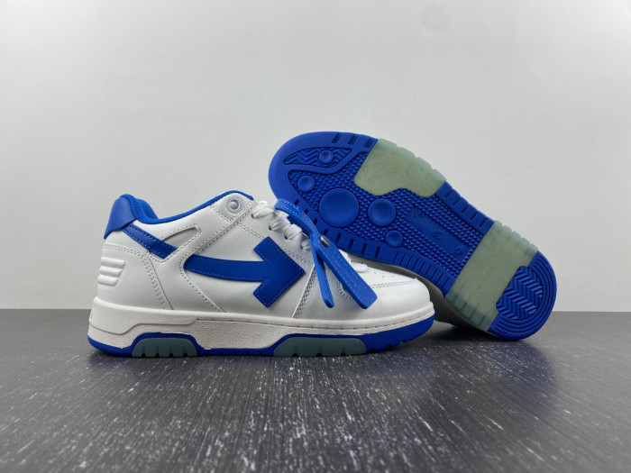 ofw out of office low-top leather sneakers