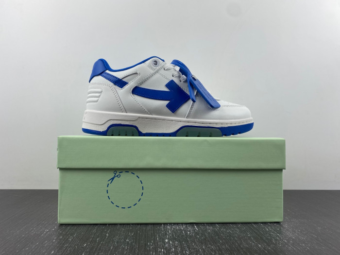 ofw out of office low-top leather sneakers