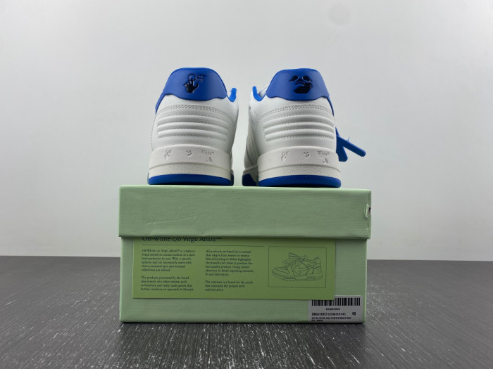 ofw out of office low-top leather sneakers