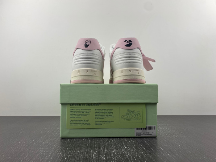 ofw out of office low-top leather sneakers