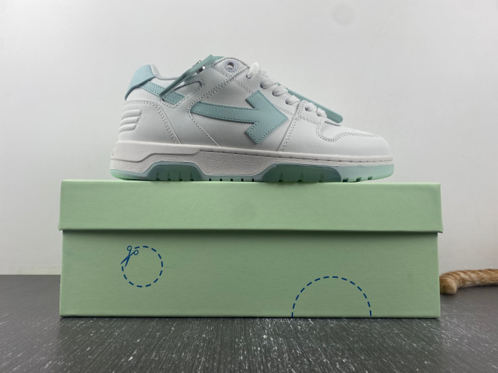 ofw out of office low-top leather sneakers