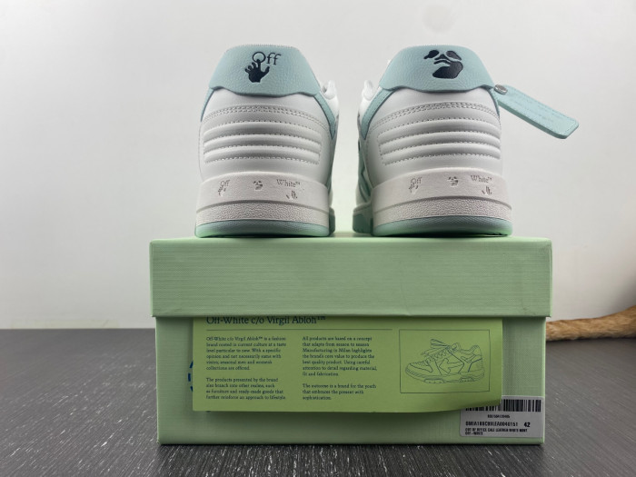 ofw out of office low-top leather sneakers