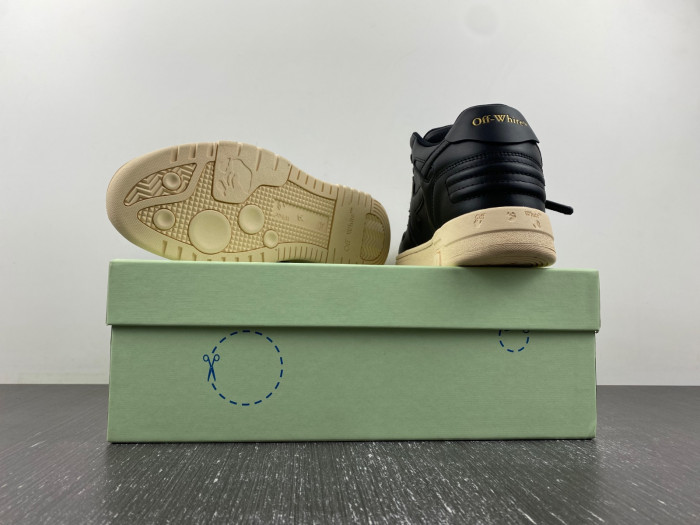 ofw out of office low-top leather sneakers