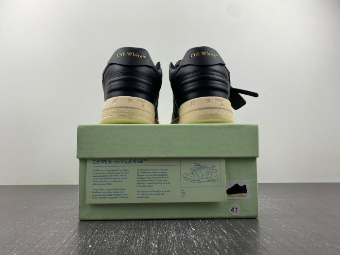 ofw out of office low-top leather sneakers