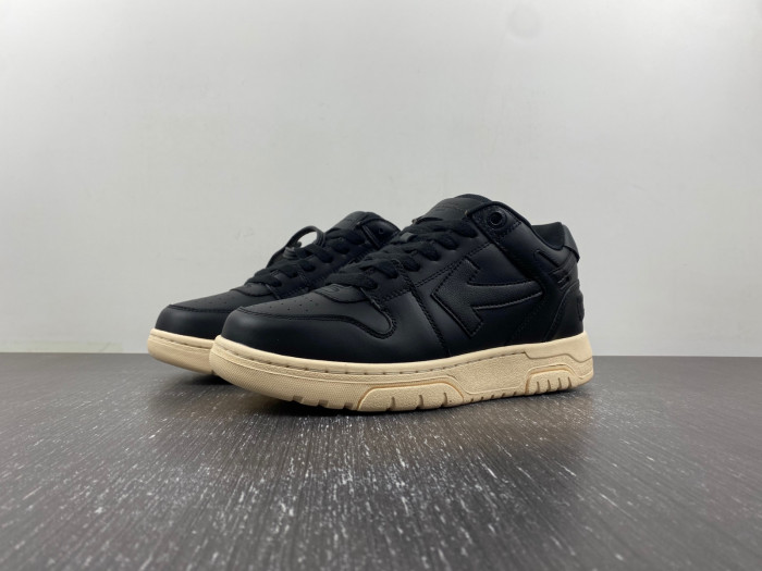 ofw out of office low-top leather sneakers