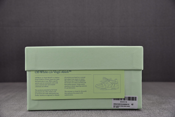 ofw out of office low-top leather sneakers