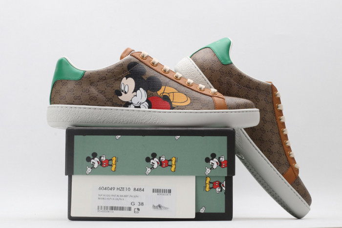 gi ace embroidered low-top sneaker