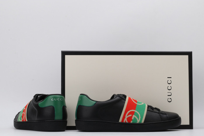 gi ace embroidered low-top sneaker