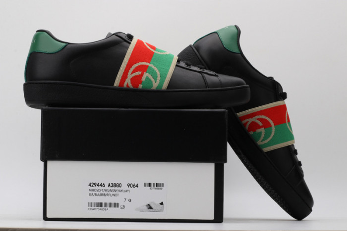 gi ace embroidered low-top sneaker