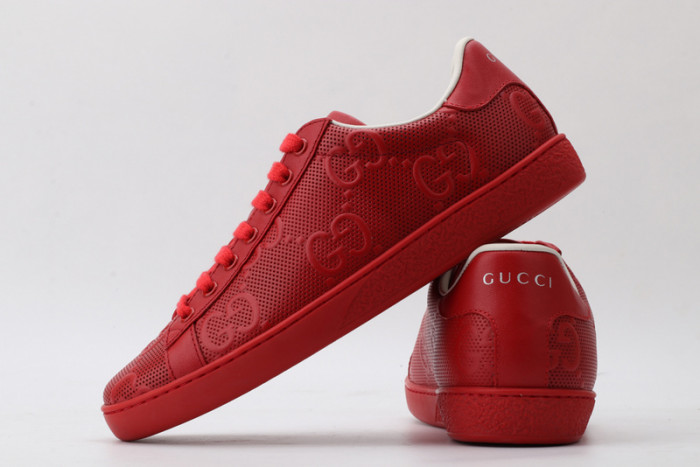 gi ace embroidered low-top sneaker