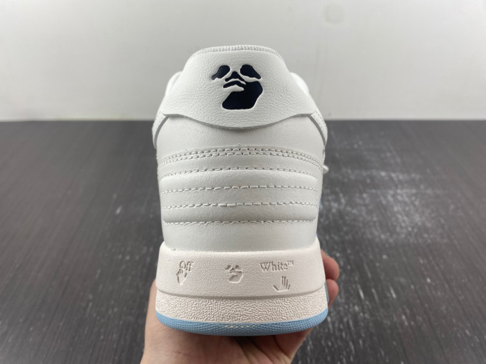 ofw out of office low-top leather sneakers