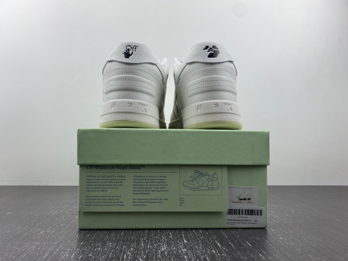 ofw out of office low-top leather sneakers