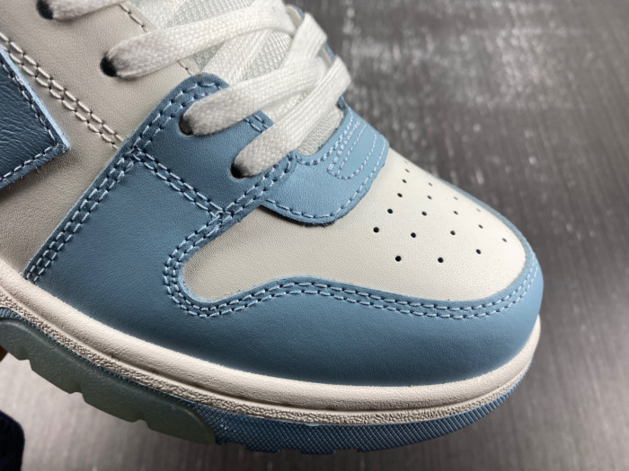 ofw out of office low-top leather sneakers