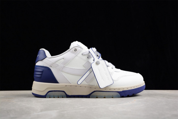 ofw out of office low-top leather sneakers