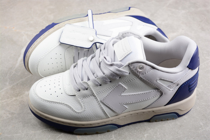 ofw out of office low-top leather sneakers