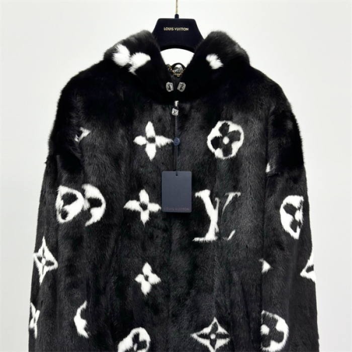 LOVT Mink fur genuine leather Jacket