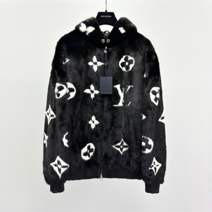 LOVT Mink fur genuine leather Jacket