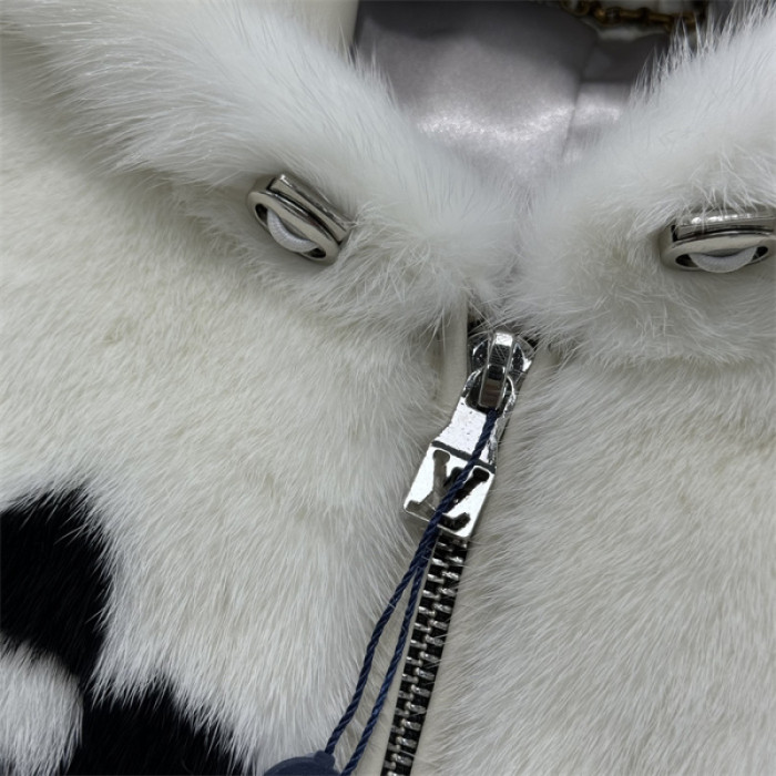 LOVT Mink fur genuine leather Jacket