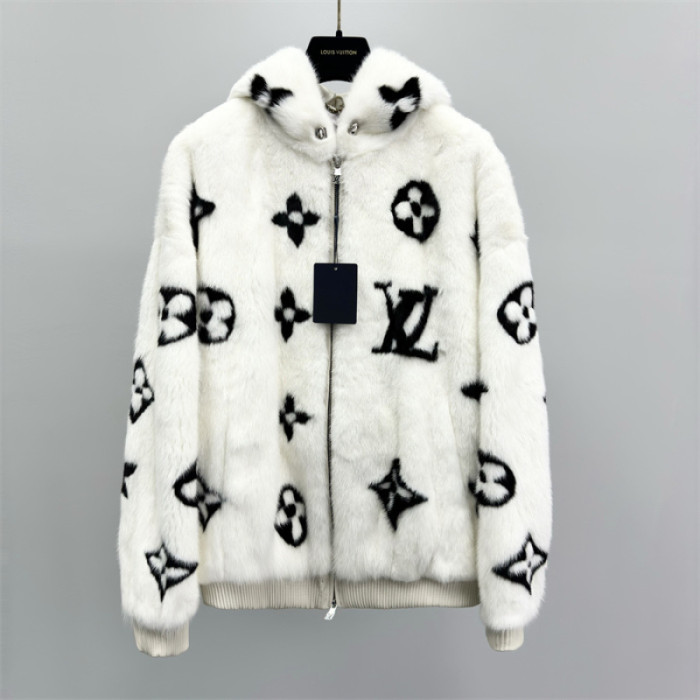 LOVT Mink fur genuine leather Jacket