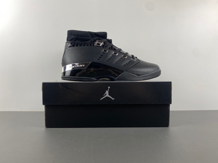 air jordan 17 og low black Ch*0me 303891-004