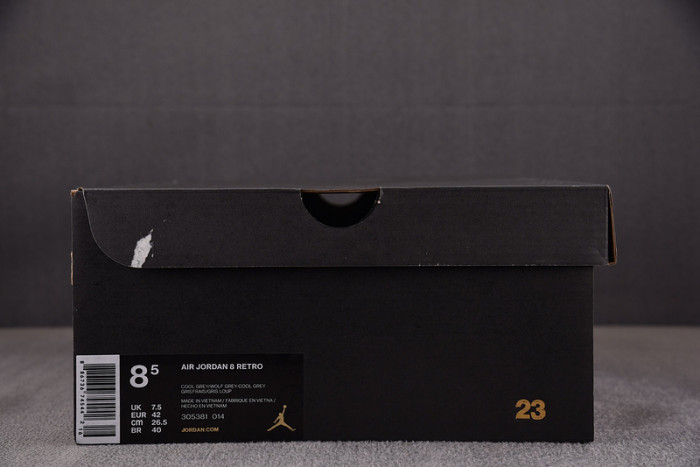 AIR JORDAN 8 RETRO COOL GREY 305381-014