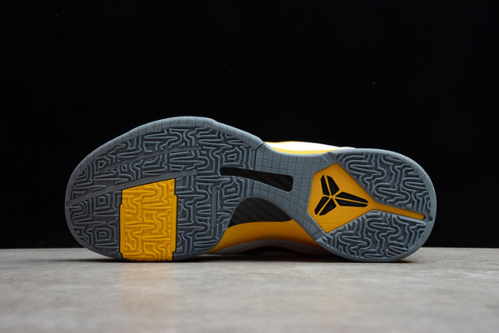 nike zoom kobe v summite white black yellow 386430-104