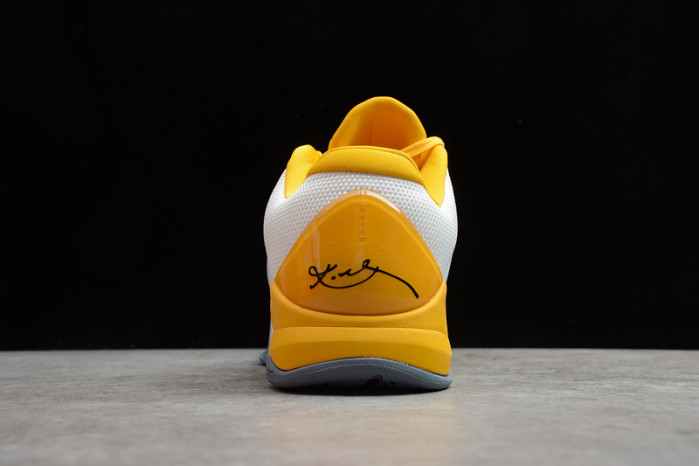 nike zoom kobe v summite white black yellow 386430-104