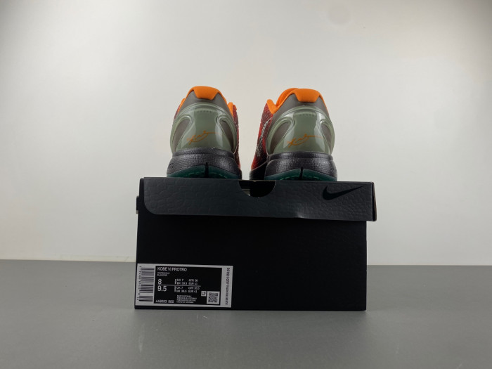 NIKE KOBE 6 ASG ORANGE COUNTY SUNSET 448693-800
